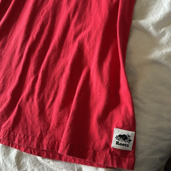 Roots youth girls t-shirt dress in red size 9-10 yrs (L) and 11-12 yrs (XL) - Picture 10 of 11